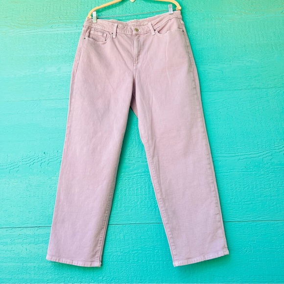 OLD NAVY HIGH RISE O.G. LOOSE FIT WOOD VIOLET LAVENDER PURPLE JEANS SIZE 14 - Picture 3 of 10